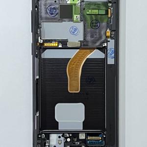 SG S22 ULTRA 5G/S908 LCD F/S CW FRAME - ORI NEW (BLK)